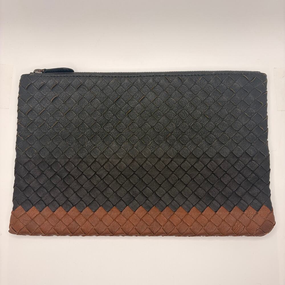 Bottega Veneta | Intrecciato Leather Clutch / Cosmetic Bag
